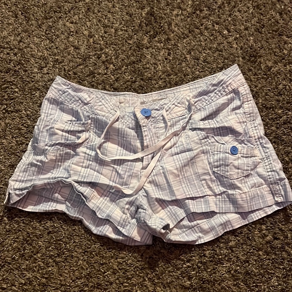 thrifted plaid shorts